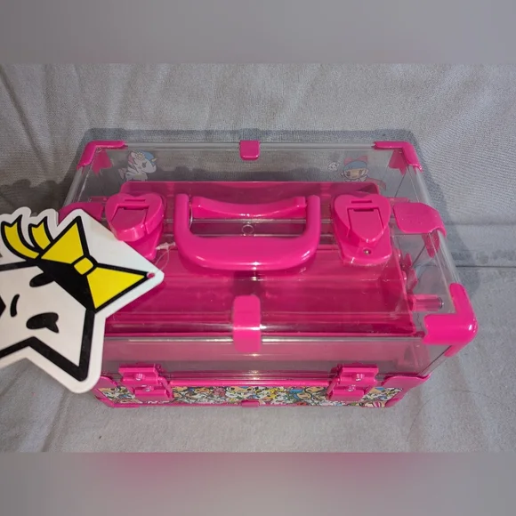 Tokidoki Pink Makeup Box - Picture 2 of 9